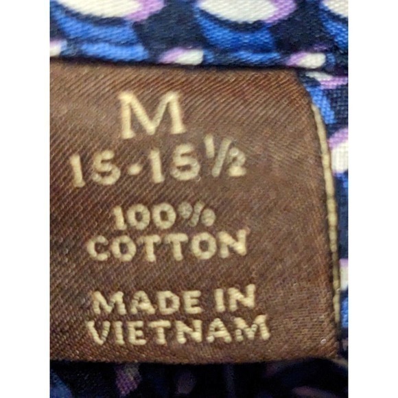 Tasso Elba Short Sleeve Shirt Men's M Multicolor - Picture 4 of 4